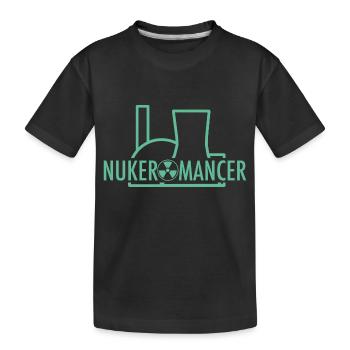 nukeromancer - Kinder Premium Bio T-Shirt - Schwarz - Vorne