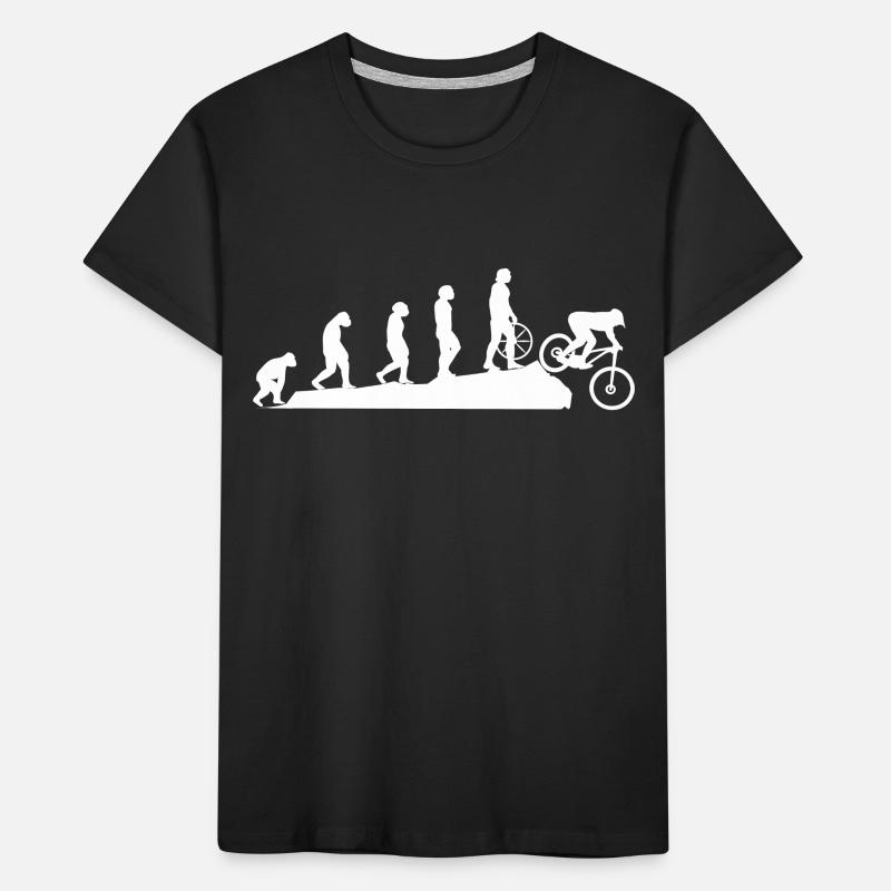Evolution Mountain Bikers Kids' Premium Organic T-Shirt