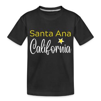 Santa Ana California - T-shirt bio Premium Enfant - noir - Devant