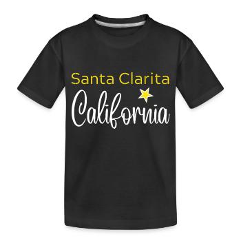 Santa Clarita California - T-shirt bio Premium Enfant - noir - Devant