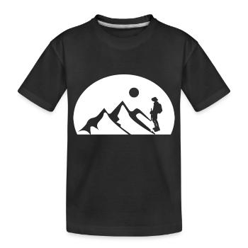escalade - T-shirt bio Premium Enfant - noir - Devant
