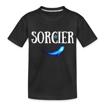 SORCIER JDR SORTILEGE - T-shirt bio Premium Enfant - noir - Devant