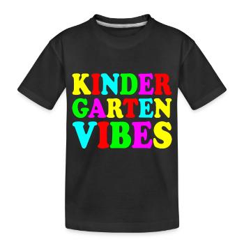 ambiance de jardin d’enfants - T-shirt bio Premium Enfant - noir - Devant