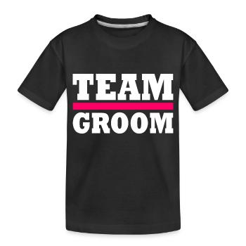 Team groom - T-shirt bio Premium Enfant - noir - Devant