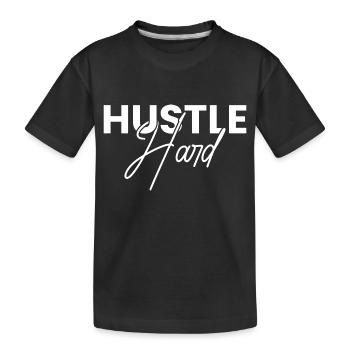 Hektik hart - Kinder Premium Bio T-Shirt - Schwarz - Vorne