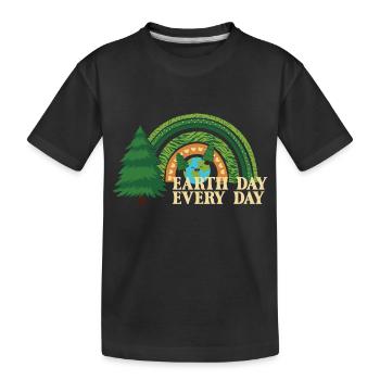 Jour de la Terre Jour de la Terre Protection de l’environnement Environnement Nature - T-shirt bio Premium Enfant - noir - Devant