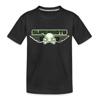 SUPER MOTO Pirates vert - T-shirt bio Premium Enfant - noir - Devant