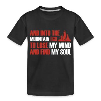 Alpiniste Nature Aventure - T-shirt bio Premium Enfant - noir - Devant