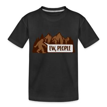 Bigfoot ew people Citation - T-shirt bio Premium Enfant - noir - Devant