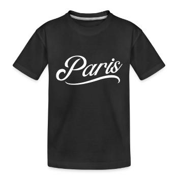 Paris - T-shirt bio Premium Enfant - noir - Devant