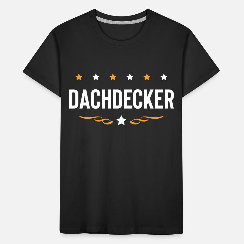 Dachdecker Beruf Kinder Premium Bio T-Shirt