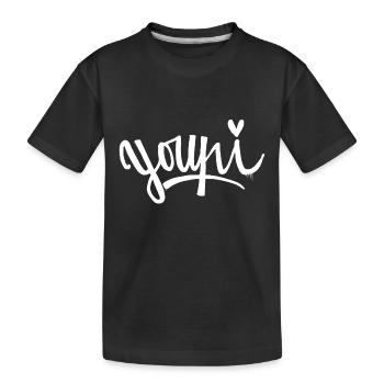 Yupy Enjoy - Kids' Premium Organic T-Shirt - black - Front