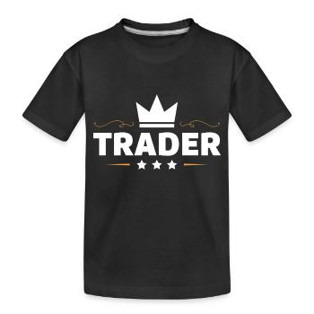 Profession de commerçant - T-shirt bio Premium Enfant - noir - Devant