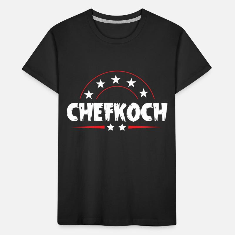 Chefkoch Kochen Kinder Premium Bio T-Shirt