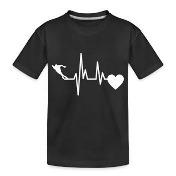 Patinage artistique Patinage artistique - T-shirt bio Premium Enfant - noir - Devant