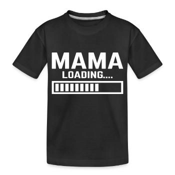 Maman charge maman maman - T-shirt bio Premium Enfant - noir - Devant