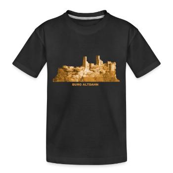 Château d’Altdahn ruine Forêt du Palatinat Rhénanie-Palatinat - T-shirt bio Premium Enfant - noir - Devant