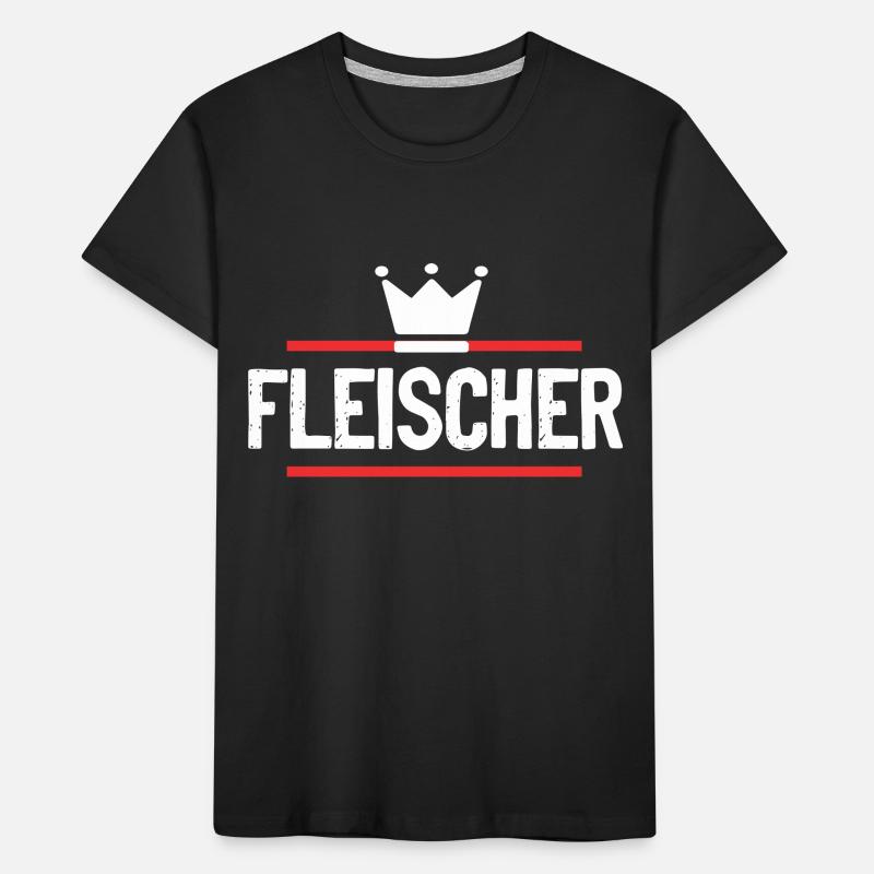 Fleischer Beruf Kinder Premium Bio T-Shirt