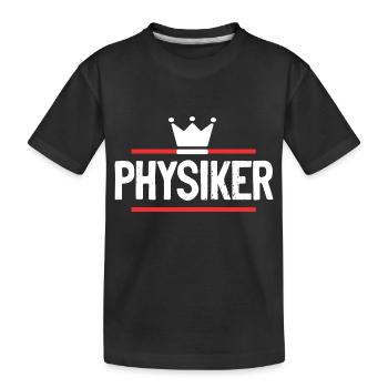 Physiker Beruf - Kinder Premium Bio T-Shirt - Schwarz - Vorne