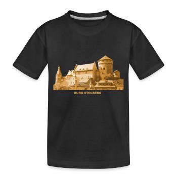 Stolberg Rhineland-Palatinate Castle - Kids' Premium Organic T-Shirt - black - Front