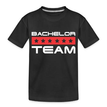 Bachelor Crew - Kinder Premium Bio T-Shirt - Schwarz - Vorne