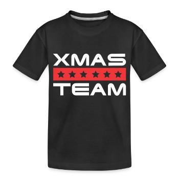 Xmas Crew - Kinder Premium Bio T-Shirt - Schwarz - Vorne