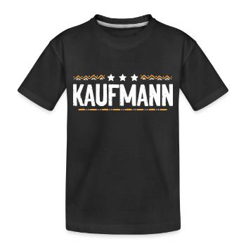 Kaufmann Beruf - Kinder Premium Bio T-Shirt - Schwarz - Vorne
