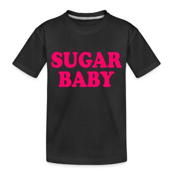 Sugar baby - Kids' Premium Organic T-Shirt - black - Front