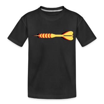 180 - Kinder Premium Bio T-Shirt - Schwarz - Vorne