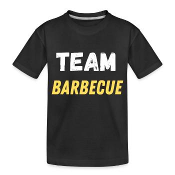 team barbecue - T-shirt bio Premium Enfant - noir - Devant