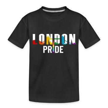 FIERTÉ DE LONDRES - T-shirt bio Premium Enfant - noir - Devant