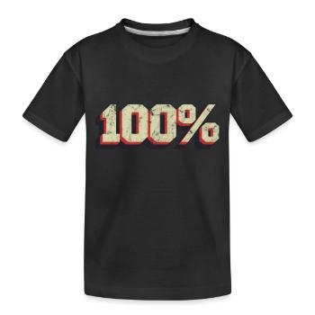 100% millésime - T-shirt bio Premium Enfant - noir - Devant