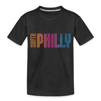 South Philly Philadelphie - T-shirt bio Premium Enfant - noir - Devant