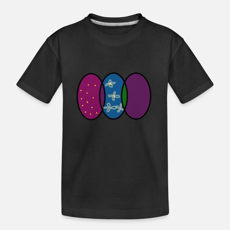 Easter Eggs Image16 - Kids' Premium Organic T-Shirt - black
