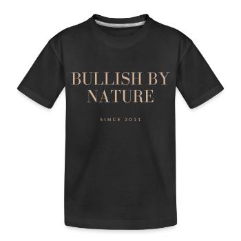 Optimiste par nature - T-shirt bio Premium Enfant - noir - Devant