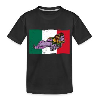 Quetzalcoatl Axolotl Mexique Divinité Aztèque - T-shirt bio Premium Enfant - noir - Devant