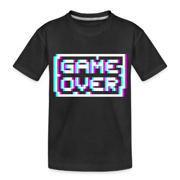Game Over - T-shirt bio Premium Enfant - noir - Devant