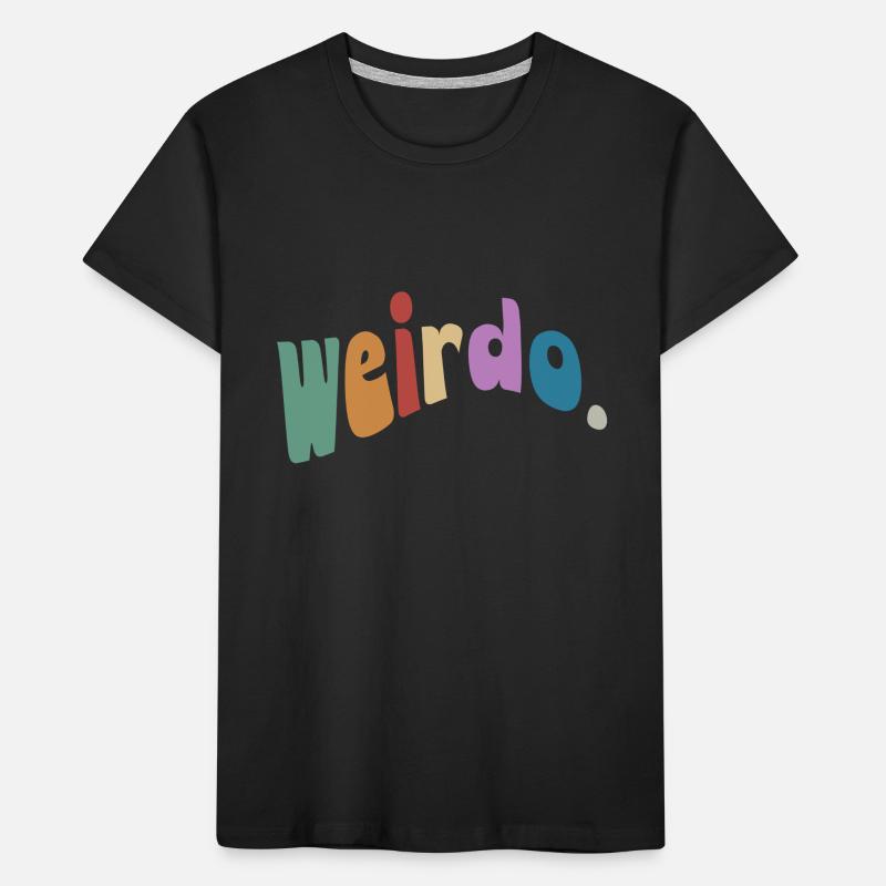 Hurluberlu. Sois bizarre, sois bizarre ! Style hippie ondulé T-shirt bio Premium Enfant