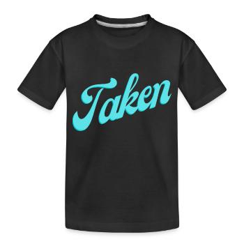 Taken - Kinder Premium Bio T-Shirt - Schwarz - Vorne