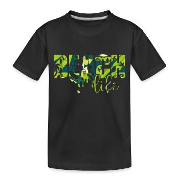 Dubrovnik kroatien hrvatska zrce beach party exyu - Kinder Premium Bio T-Shirt - Schwarz - Vorne
