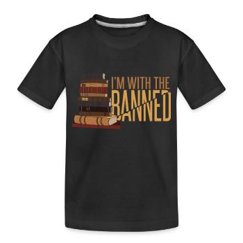 Je suis avec les bannis - T-shirt bio Premium Enfant - noir - Devant