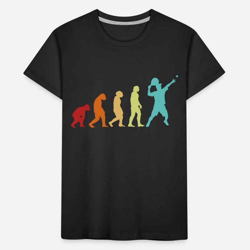 Padel Evolution Platform Tennis Paddleball Padel Kids' Premium Organic T-Shirt