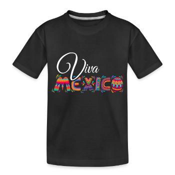 Viva Mexico - Cinco de Mayo - Fiesta Party - Kinder Premium Bio T-Shirt - Schwarz - Vorne