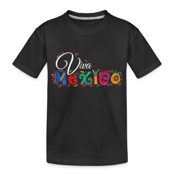 Viva Mexico - Cinco de Mayo - Fiesta Party - Kinder Premium Bio T-Shirt - Schwarz - Vorne