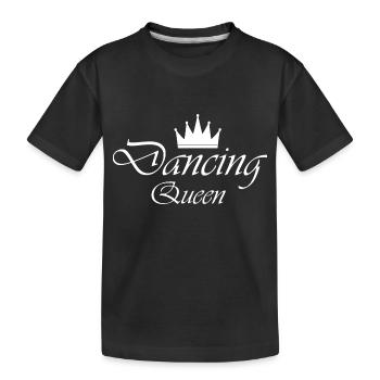 Dancing Dance Music - Kinder Premium Bio T-Shirt - Schwarz - Vorne