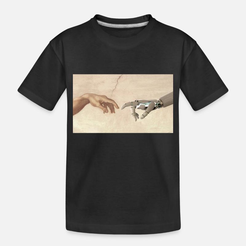 Main de robot, - T-shirt bio Premium Enfant - noir