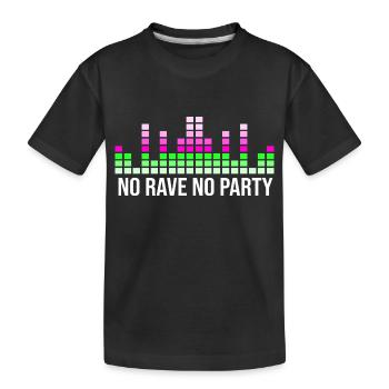 Pas de citations de parti - T-shirt bio Premium Enfant - noir - Devant