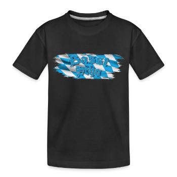 Basst scho - Kinder Premium Bio T-Shirt - Schwarz - Vorne