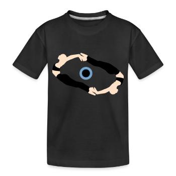 Eye - T-shirt bio Premium Enfant - noir - Devant