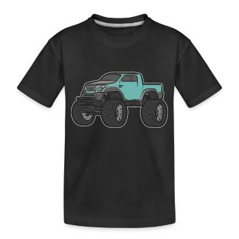 RC Car Remote Control Car - Kids' Premium Organic T-Shirt - black - Front